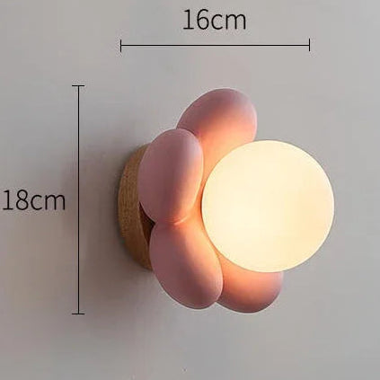 Arandela de Parede em Formato Flor G9 Bivolt para Quarto Infantil e Sala