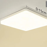 Plafon LED Quadrado de Teto Sobrepor Bivolt 18W a 48W Tricolor para Sala, Quarto e Cozinha