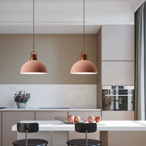 Pendente de Teto em Metal E27 Bivolt 25cm Estilo Nórdico para Sala de Jantar e Cozinha