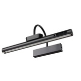 Luminária de Quadro e Espelho Recarregável em Alumínio LED Tricolor Dimerizável USB-C com Controle Remoto para Sala e Quarto