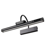 Luminária de Quadro e Espelho Recarregável em Alumínio LED Tricolor Dimerizável USB-C com Controle Remoto para Sala e Quarto