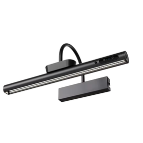 Luminária de Quadro e Espelho Recarregável em Alumínio LED Tricolor Dimerizável USB-C com Controle Remoto para Sala e Quarto
