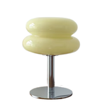 Abajur de Mesa em Vidro Colorido e Ferro E27 12W Bivolt 28cm para Quarto e Sala