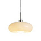 Pendente e Plafon de Teto em Vidro Fosco Estilo Bauhaus E27 5W Bivolt para Sala de Jantar e Cozinha