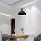 Pendente de Teto em Metal E27 Bivolt 25cm Estilo Nórdico para Sala de Jantar e Cozinha