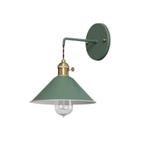 Arandela de Parede em Metal Art Deco E27 Bivolt com LED Incluso para Quarto e Sala de Estar