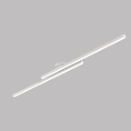 Luminária de Teto Linear em Alumínio LED Integrado 220V Sobreposta para Sala e Escritório