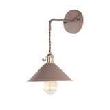 Arandela de Parede em Metal Art Deco E27 Bivolt com LED Incluso para Quarto e Sala de Estar