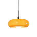 Pendente e Plafon de Teto em Vidro Fosco Estilo Bauhaus E27 5W Bivolt para Sala de Jantar e Cozinha