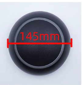 Arandela de Parede Redonda em Alumínio e Acrílico LED Integrado Giratório 350° Bivolt para Quarto e Sala