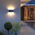 Arandela de Parede LED Minimalista à Prova d'Água IP65 Bidirecional Bivolt para Sala e Fachada