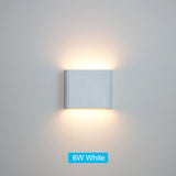 Arandela de Parede LED Minimalista à Prova d'Água IP65 Bidirecional Bivolt para Sala e Fachada