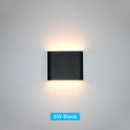 Arandela de Parede LED Minimalista à Prova d'Água IP65 Bidirecional Bivolt para Sala e Fachada