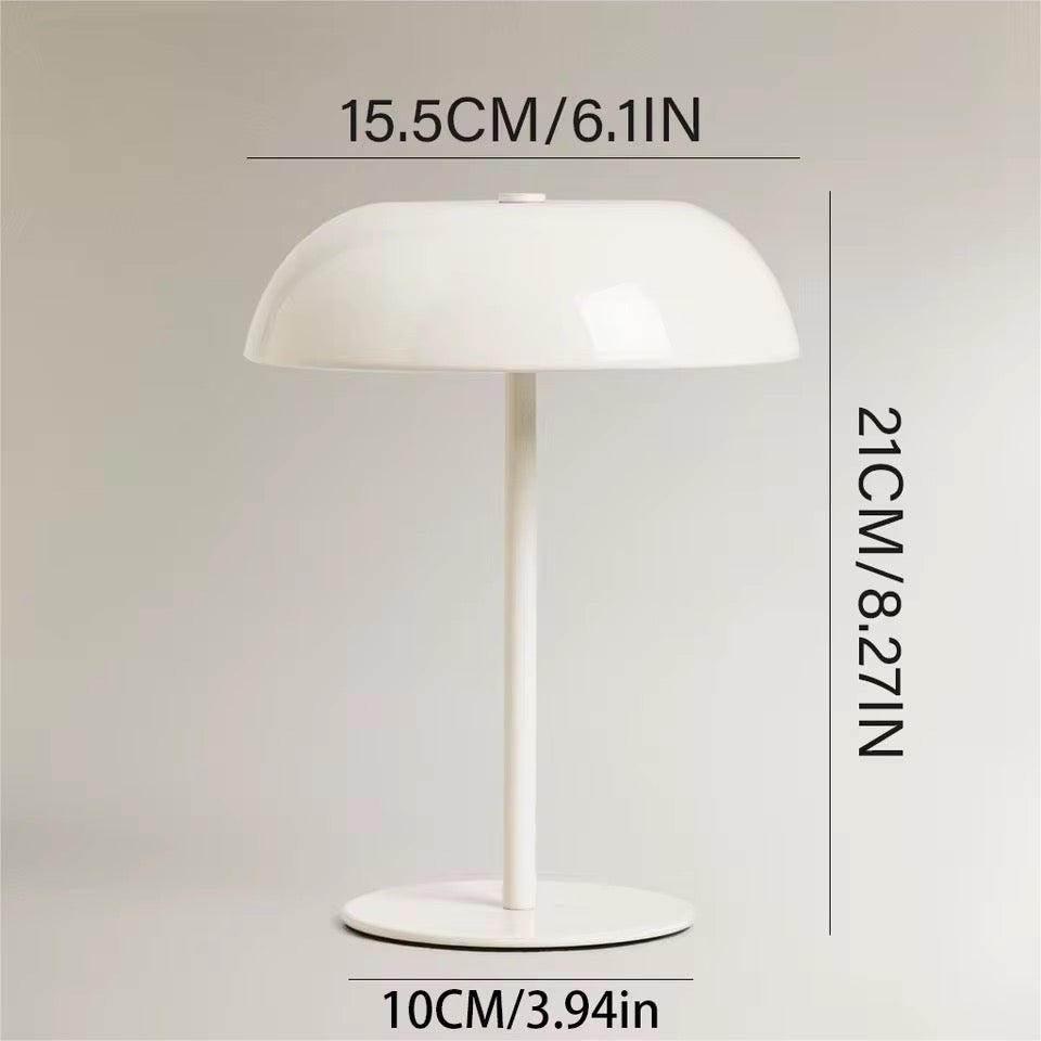 Luminária de Mesa LED Sem Fio Recarregável Touch 3 Tons de Luz Portátil para Quarto e Escritório