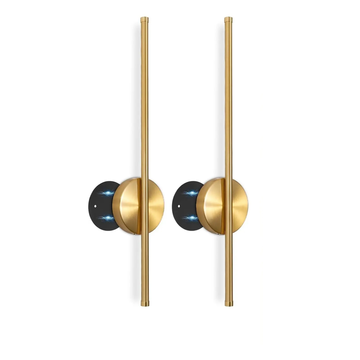 Arandela de Parede LED Recarregável em Metal 50cm Bidirecional com Controle Remoto para Sala e Quarto