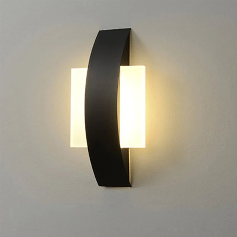 Arandela de Parede em Acrílico LED para Quarto, Cabeceira e Corredor