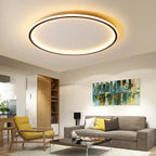 Plafon LED Circular de Teto Sobrepor Dimerizável Bivolt Tricolor para Sala e Quarto