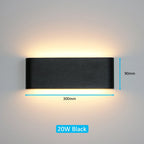 Arandela de Parede LED Minimalista à Prova d'Água IP65 Bidirecional Bivolt para Sala e Fachada