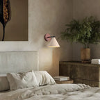 Arandela de Parede em Pedra Travertino Natural E27 Bivolt LED Luz Quente para Sala e Quarto
