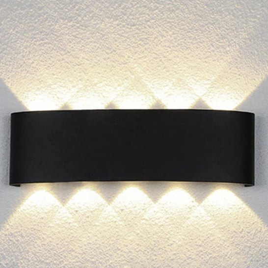 Arandela de Parede LED Externa e Interna à Prova d'Água IP66 Bidirecional Bivolt para Fachada e Sala