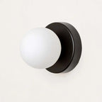 Arandela de Parede Mini em Metal e Vidro G9 Bivolt Colorida para Quarto e Corredor