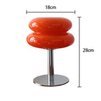 Abajur de Mesa em Vidro Colorido e Ferro E27 12W Bivolt 28cm para Quarto e Sala