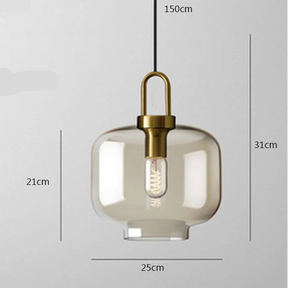 Pendente de Vidro Estilo Loft