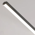 Pendente Linear de Teto em Alumínio e Ferro LED Integrado Dimerizável Bivolt para Sala de Jantar e Escritório