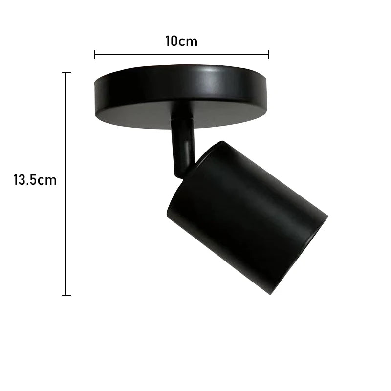 Trilho Spot LED GU10 de Sobrepor – Luminária de Teto Direcionável