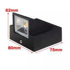 Arandela de Parede LED Externa em Alumínio à Prova d'Água IP65 Bivolt para Fachada e Jardim
