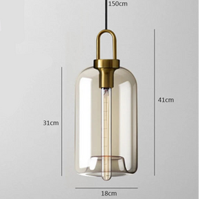 Pendente de Vidro Estilo Loft