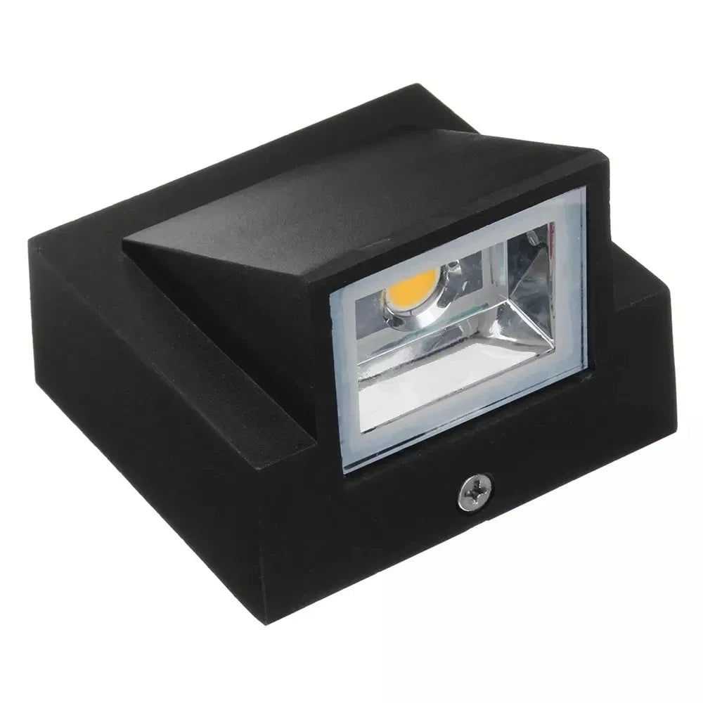 Arandela de Parede LED Externa em Alumínio à Prova d'Água IP65 Bivolt para Fachada e Jardim