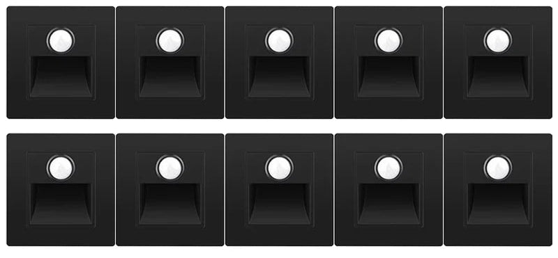 Kit 10 Arandelas LED com ou sem Sensor de Presença