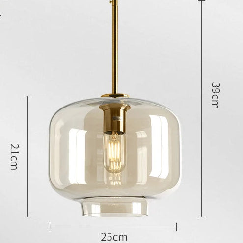 Pendente de Vidro Estilo Loft