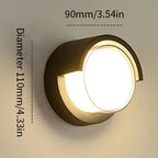 Arandela LED Externa em ABS com Sensor de Movimento à Prova d'Água Bivolt para Fachada e Jardim