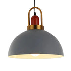 Pendente de Teto em Metal E27 Bivolt 25cm Estilo Nórdico para Sala de Jantar e Cozinha