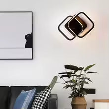 Luminária de Teto Geométrica LED Integrado Tricolor Bivolt em Ferro e Alumínio para Sala e Escritório