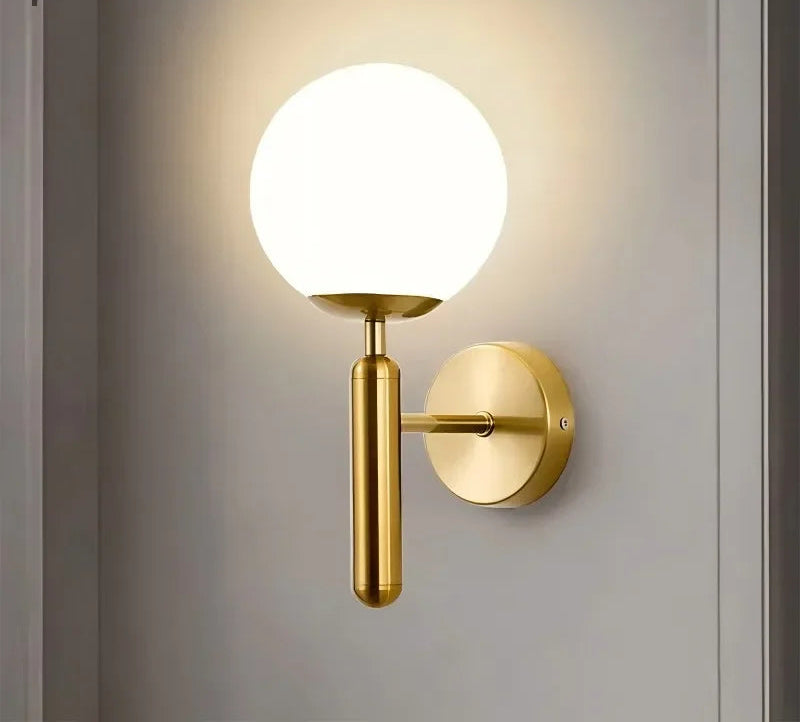 Arandela Moderna de Alumínio com Toque de Luz