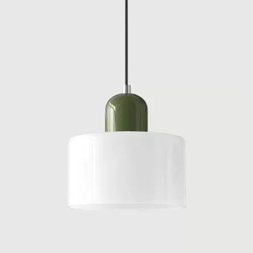 Pendente de Teto em Vidro Colorido e Metal E27 5W Bivolt Estilo Nórdico para Sala de Jantar e Quarto