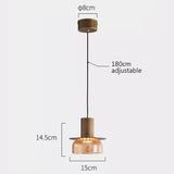 Pendente de Teto em Vidro Craquelado e Metal E27 Bivolt Estilo Retrô para Sala de Jantar e Quarto