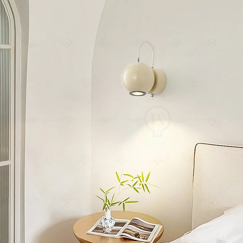 Arandela de Parede Minimalista Ajustável em Alumínio LED Bivolt Colorida para Quarto e Sala