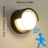 Arandela LED Externa em ABS com Sensor de Movimento à Prova d'Água Bivolt para Fachada e Jardim