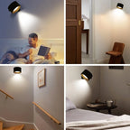 Spot LED Recarregável Magnético com Controle Remoto USB-C Sem Fio Tricolor para Quadros e Parede