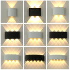 Arandela de Parede LED Externa e Interna à Prova d'Água IP66 Bidirecional Bivolt para Fachada e Sala