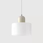 Pendente de Teto em Vidro Colorido e Metal E27 5W Bivolt Estilo Nórdico para Sala de Jantar e Quarto
