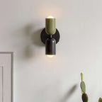 Arandela de Parede Dupla em Metal E27 Bivolt Bidirecional Estilo Nórdico para Quarto e Sala