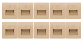 Kit 10 Arandelas LED com ou sem Sensor de Presença