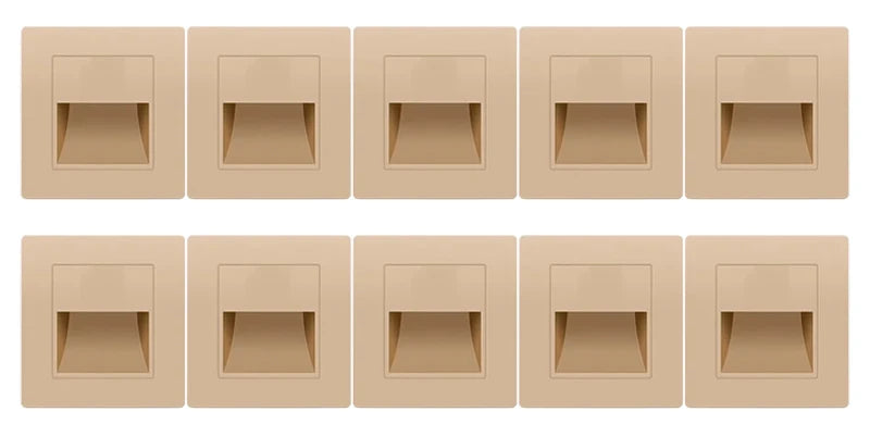 Kit 10 Arandelas LED com ou sem Sensor de Presença