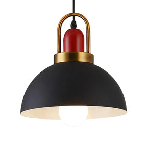 Pendente de Teto em Metal E27 Bivolt 25cm Estilo Nórdico para Sala de Jantar e Cozinha
