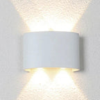 Arandela de Parede LED Externa e Interna à Prova d'Água IP66 Bidirecional Bivolt para Fachada e Sala